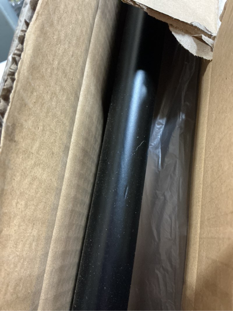 Condition photo showing As Is for TigerDad Overbed Bedside Desk Mobile Rolling Laptop Stand Tilting Overbed Table with Wheels Height Adjustable Tray Table for Laptop Bed Sofa Side Table (Rustic Brown)