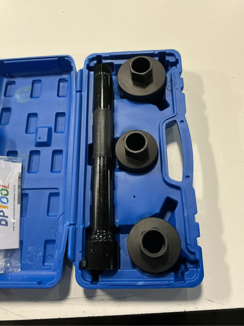 Condition photo showing Good Condition for dptool inner tie rod end removal tool kit, axial steering ball joint puller remove install, 30-35mm 35-40mm 40-45mm 1/2" drive inner rod steering rack knuckle tool for car track