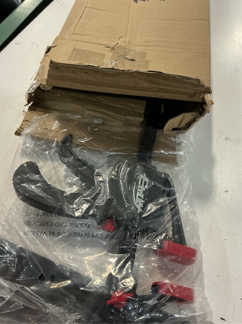 Condition photo showing Good Condition for 36" bar clamps for woodworking 2-pack, one-handed clamp/spreader, light-duty quick-change f clamp with 130 lbs load limit, ideal for woodworking/carpentry/home improvement/diy