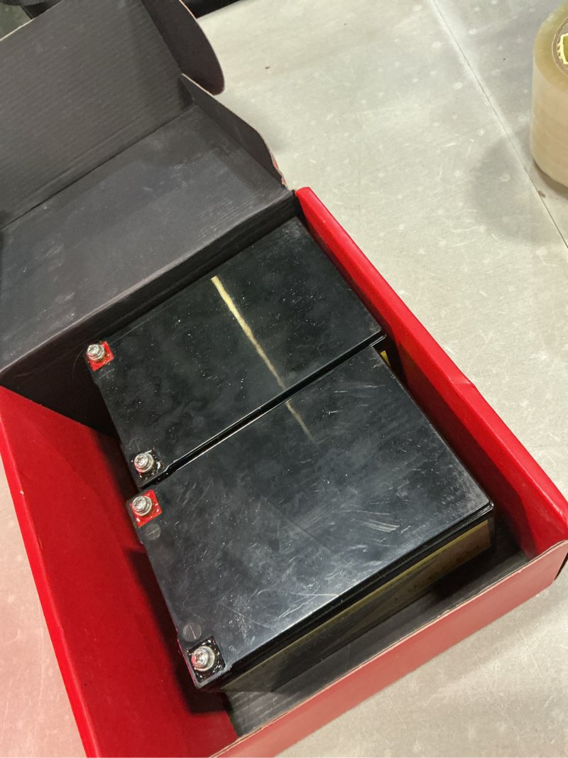 Condition photo showing Good Condition for sefepoder 12v 20ah lithium lifepo4 deep cycle battery (2 pack), 4000 cycles rechargeable battery for lighting, power wheel, fish finder with and more built-in 40a bms(screw terminal) 12v 20ah-ms-2 pack