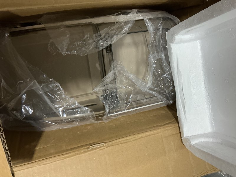 Condition photo showing As Is for bathroom floor cabinet, narrow bathroom storage cabinet, mobile and no installation required, perfect for small space laundry rooms, toilet areas and living room gaps 4-tiers