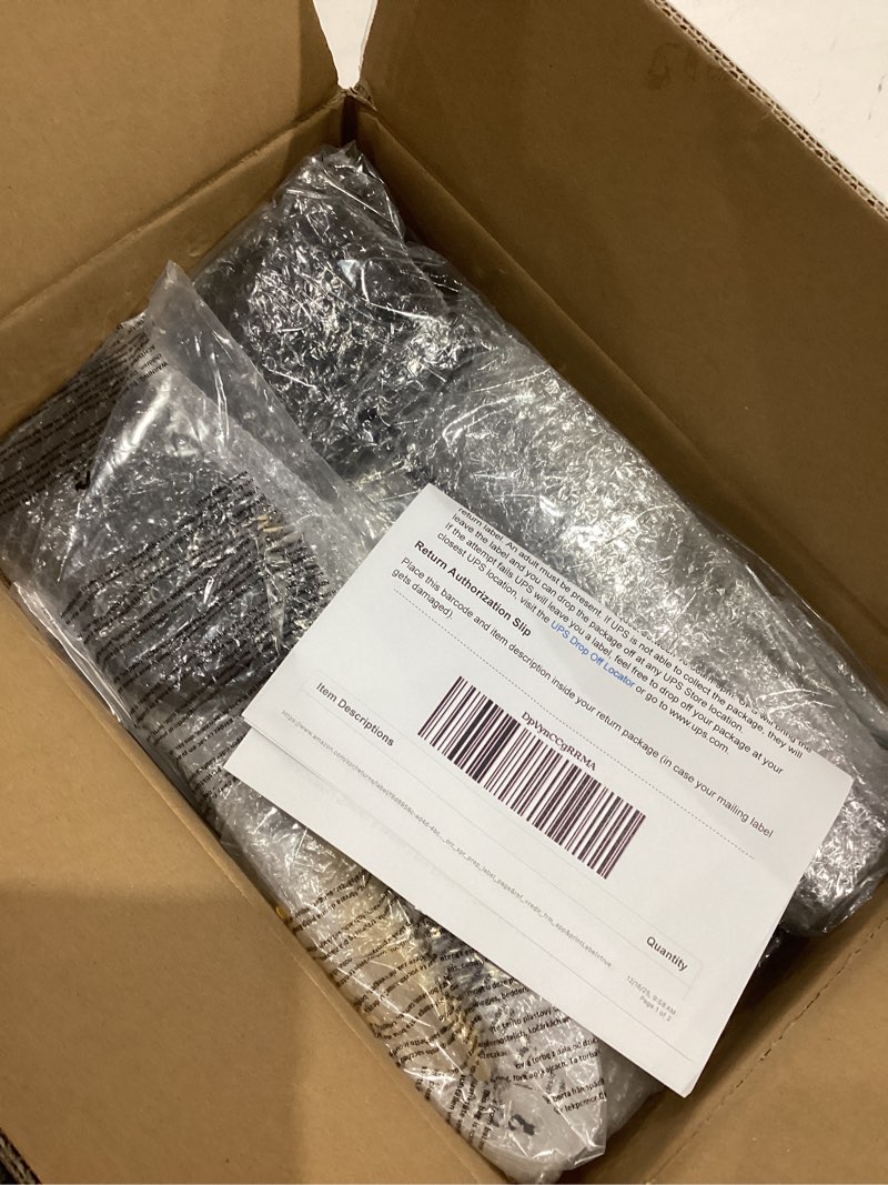 Condition photo showing New/Like New for AMAGABELI GARDEN & HOME 5 Pcs Fireplace Tools Set 31" Wrought Iron Handle Large Fire Tool Set and Holder Indoor Outdoor Fireset Fire Pit Stand Poker Shovel Brush Wood Stove Log Tongs Accessories Black