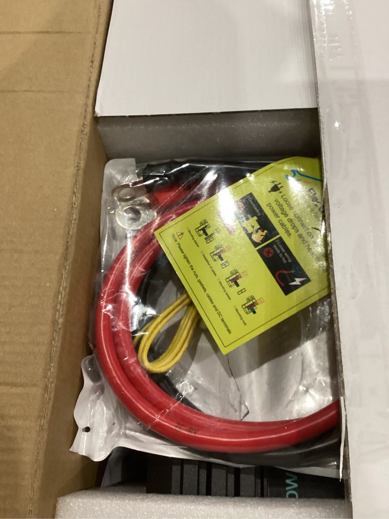 Condition photo showing New/Like New for 3000 Watt Pure Sine Wave Inverter 12V DC to 120V AC for RV, Truck, Solar, Home, Off-Grid, Power Inverter with 3 AC Outlet, 30W USB-C, 5V 3.1A USB, Hardwire Port, Remote Control, Surge 6000W 12V-3000W Pure Sine Wave Inverter