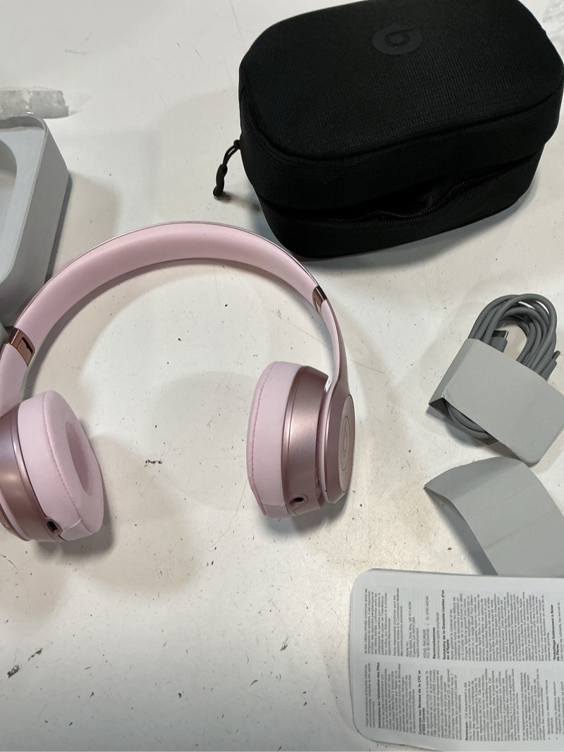 Condition photo showing Good Condition for Beats Solo 4 - Wireless Bluetooth On-Ear Headphones, Cloud Pink (Renewed Premium)