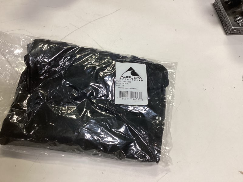 Condition photo showing New/Like New for Augusta Sportswear Mens Wicking Mock Turtleneck Medium Black