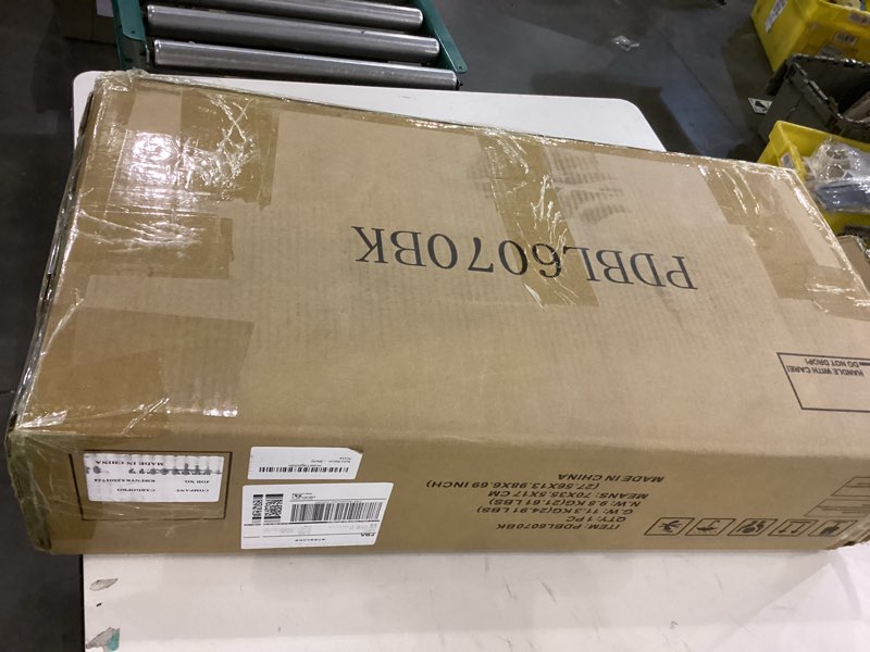 Condition photo showing New/Like New for RUSTOWN Boho Rattan Wall Cabinet, Midcentury Bathroom Cabinet with Sliding Door, Adjustable Shelves, Over The Toilet Storage Cabinet (Black)