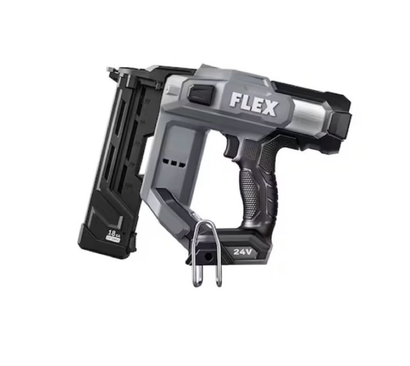 FLEX 18 -Gauge 1/4-in Narrow crown Finish Stapler ( Battery and Charger Not Included )