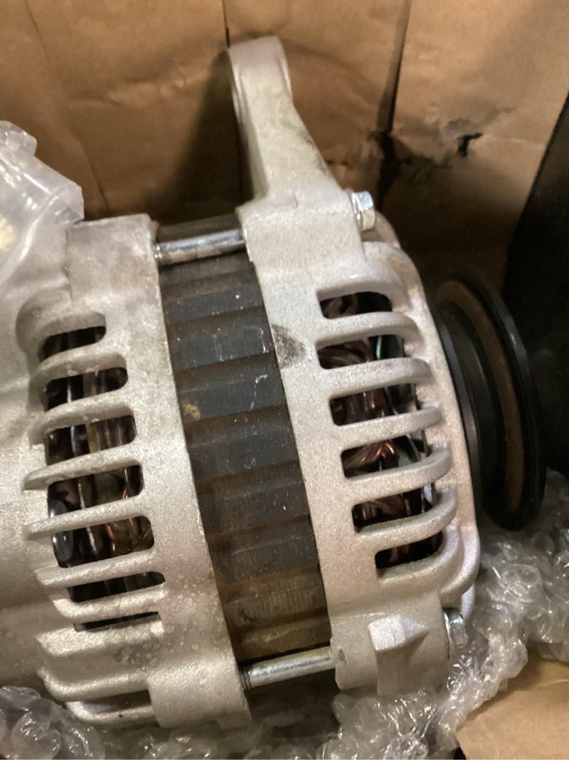Condition photo showing As Is for heavy duty alternator & skid steer loader alternator fit caterpillar 236d 242d 246d 259d 262d 279d 289d - 12v 80a with 1-groove pulley - replace 397-9953 a5ta8277 1g398-64012 (1-pack)