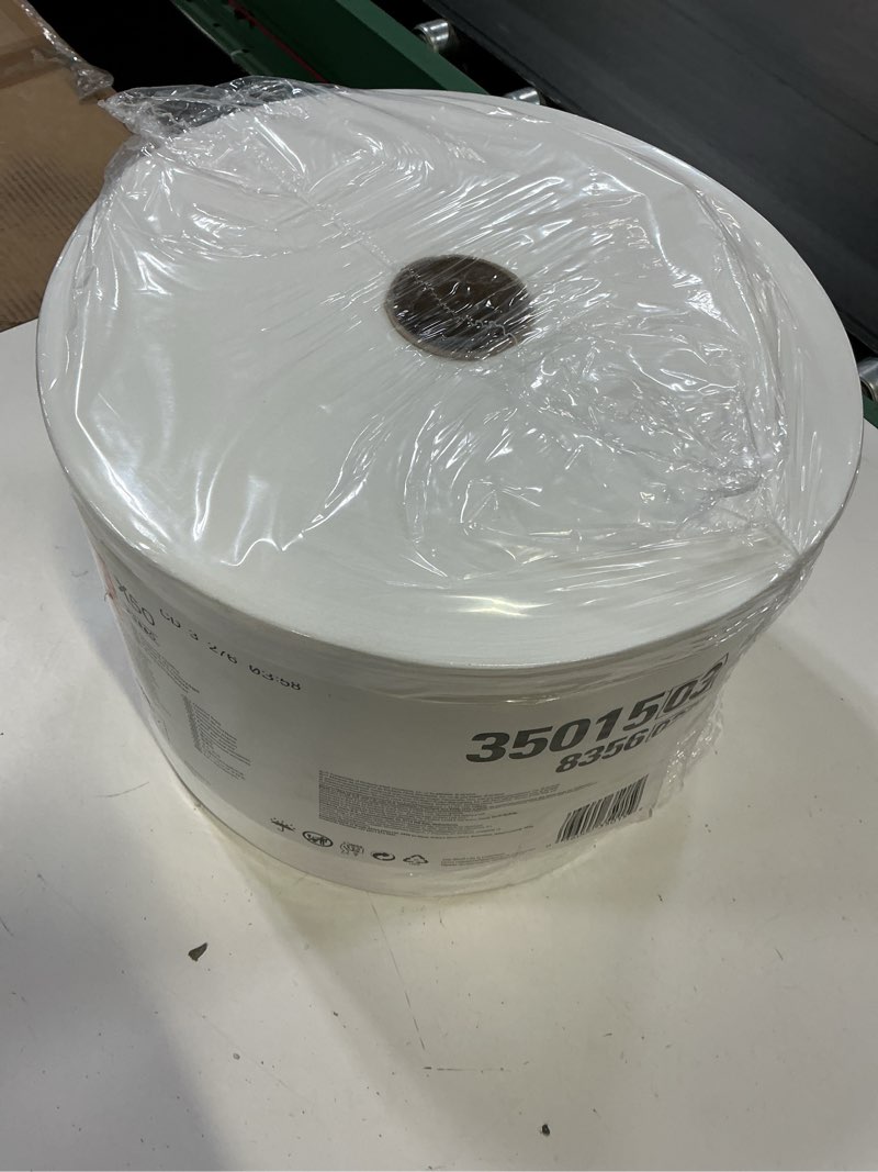 Condition photo showing New/Like New for wypall x50 disposable cloths (35015)  jumbo roll  9.8 x 13.4  white  1 100 sheets per roll