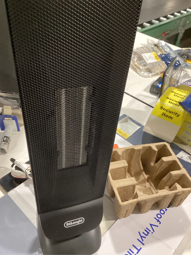 Condition photo showing Good Condition for delonghi 1500 -watt ceramic tower indoor electric space heater with thermostat with