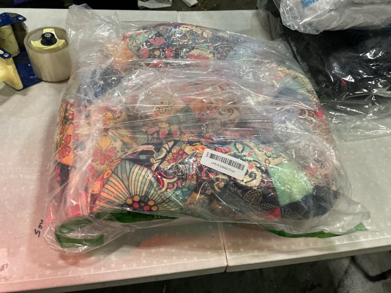 Condition photo showing Good Condition for mandala meditation cushion, boho meditation mat, meditation pillows for sitting on floor, cushions for sitting in home and outdoor, round floor pillows cushion seating for yoga accessories 22'' x 22'' 04.mandala meditation cushion-2 22x22 inch round