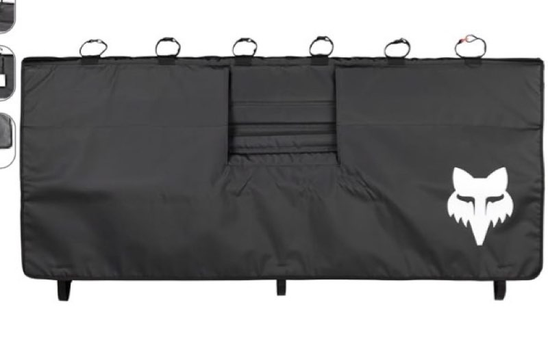 fox racing mountain bike tailgate cover, black, large