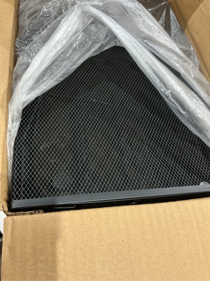 Condition photo showing Good Condition for zhanmai 2 pack black desk organizer with drawer total wire mesh storage tray multifunctional paper sorter file stand for home office supplies letter a4 paper office accessories back to school (3 tier) 3 tier black 2