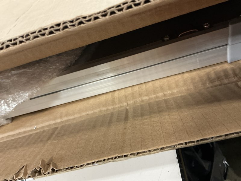 Condition photo showing Good Condition for amazingspark 72" x 24" foldable whiteboard dry erase board large tri folding whiteboard magnetic dry erase board, wall aluminium frame and flip out pen tray for office, home 72"w x 24"h