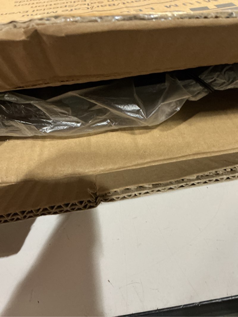 Condition photo showing New/Like New for Hosim LED Message Writing Board 32"x24" Illuminated Erasable Neon Effect Restaurant Menu Sign with 8 colors Markers, 7 Colors Flashing Mode DIY Message Chalkboard for Kitchen Wedding Promotions (6080)