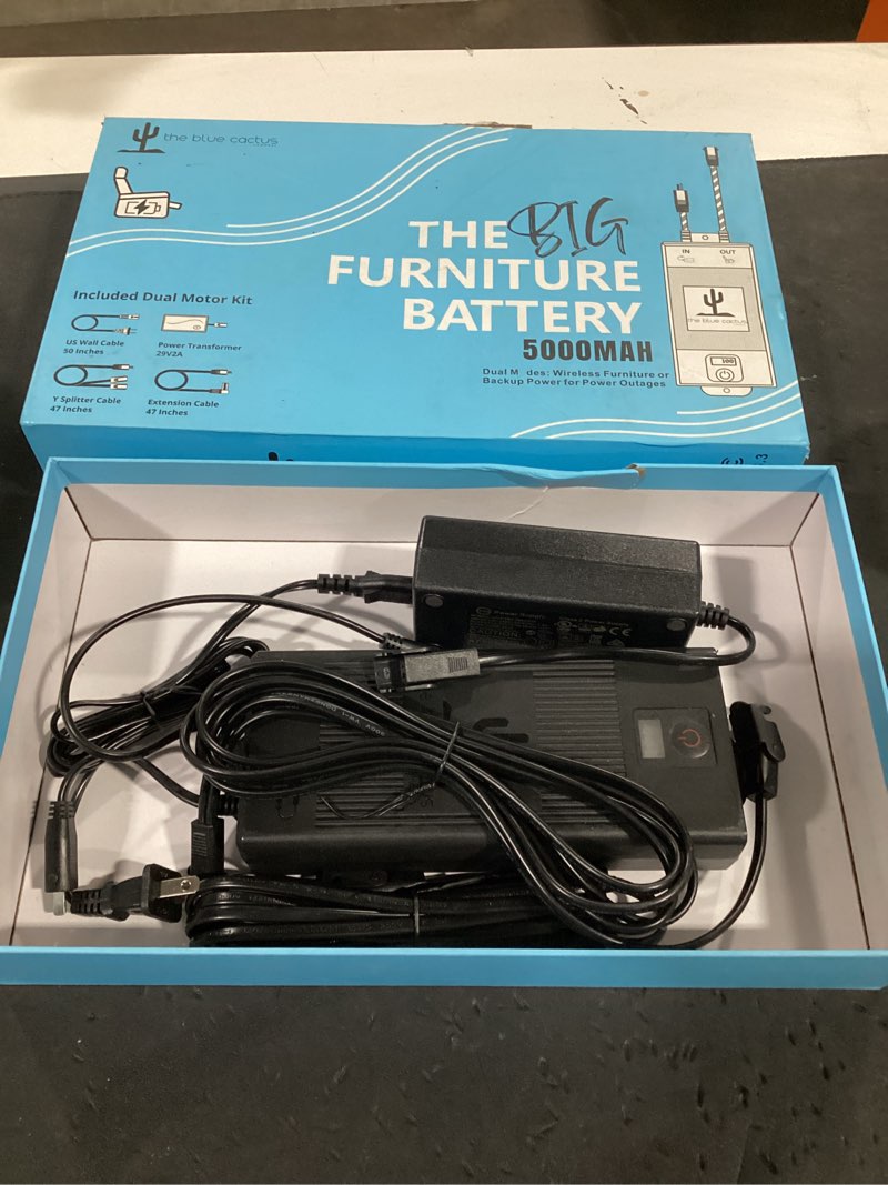 Condition photo showing Good Condition for (similar)5000mah high capacit universal rechargeable battery pack for reclining furniture with lcd display, wireless battery pack with charger, compatible with 2-pin power recliner, sofa, couch, lift chair