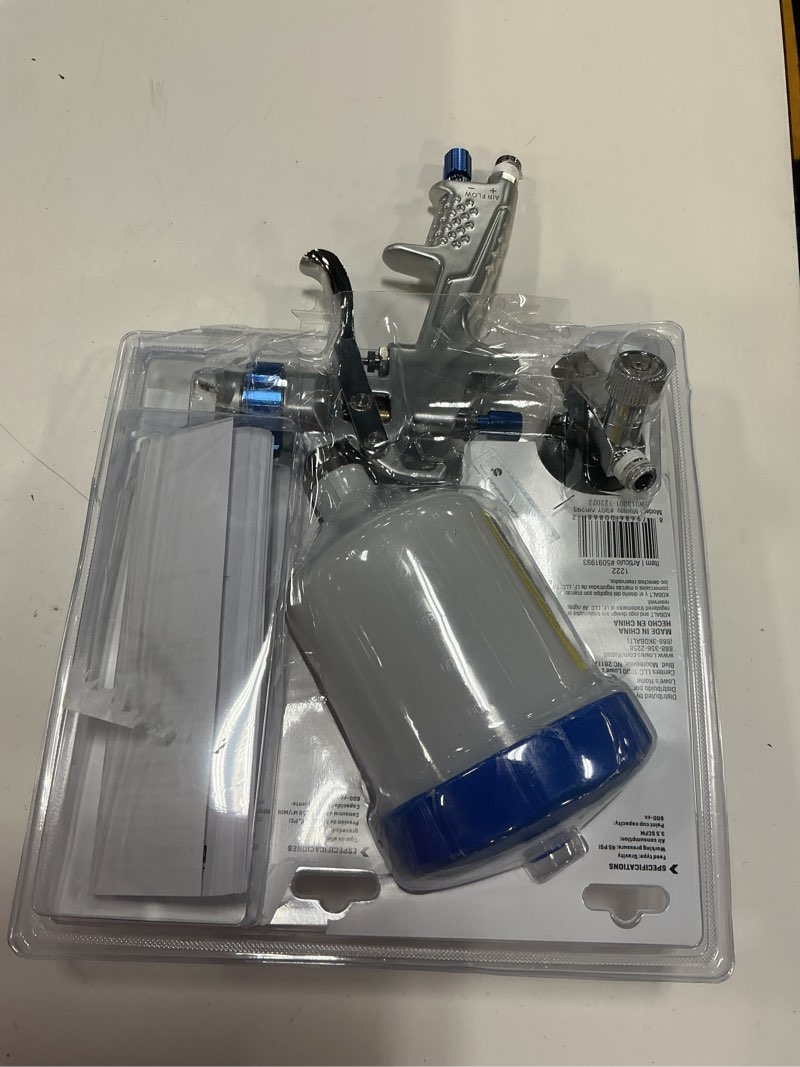 Condition photo showing As Is for kobalt 2-in air paint sprayer