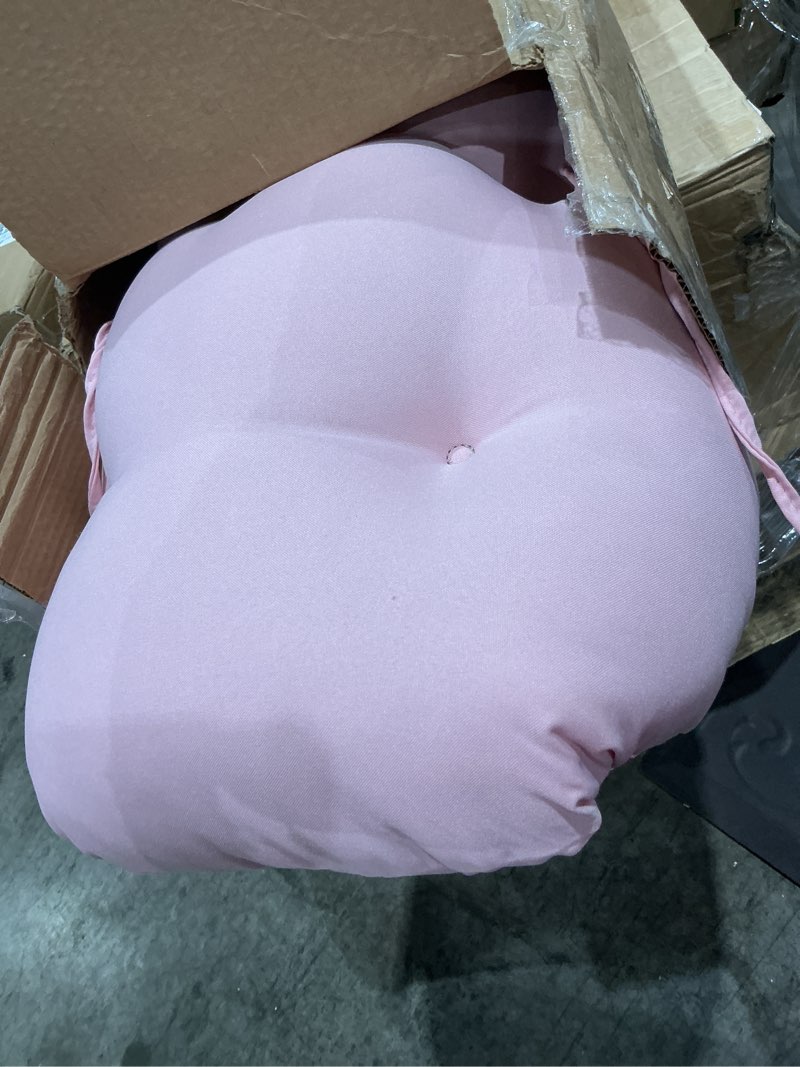 Condition photo showing Good Condition for sorra home trupedic indoor blush pink egg chair cushion