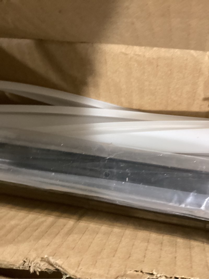 Condition photo showing Good Condition for THMOOTHER LED Strip Pre-Drilled Black U Channel Diffuser 10-Pack 3.28FT,Surface Mounted Tape Light Aluminum Track with Continuous Silicone Cover. Flush Installed Low Profile (Black, 10X3.3FT) Black 10X3.3FT