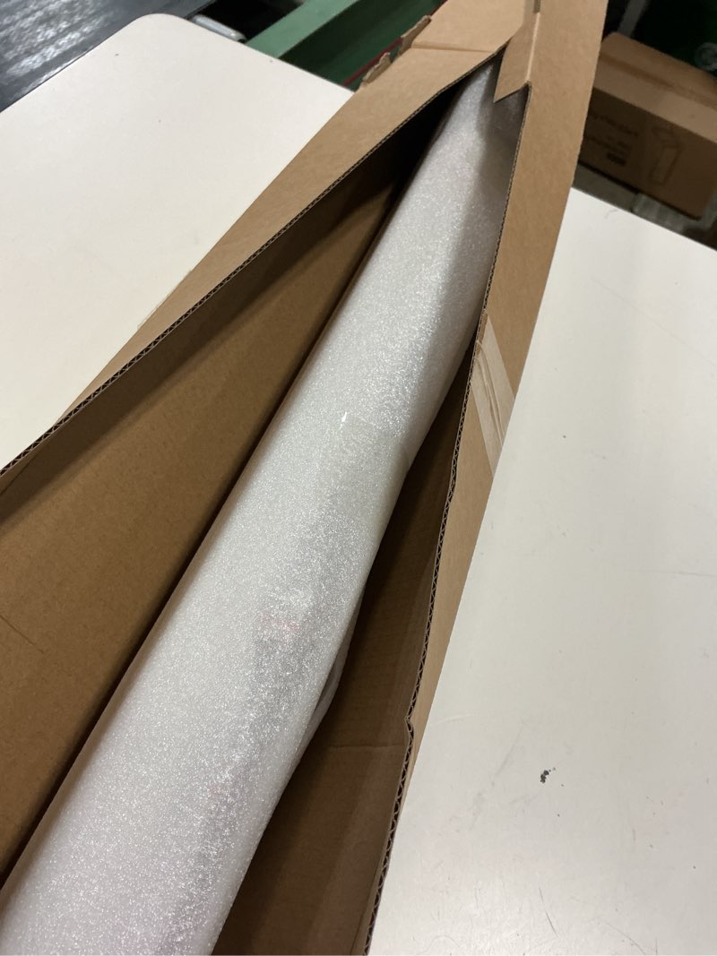 Condition photo showing Good Condition for aluminum 6 ft–9 ft ceiling curtain track set with 3 types of hooks, adjustable ceiling/wall mount room divider curtain rail system for living room, bedroom, white 6-9ft (72-108in) white