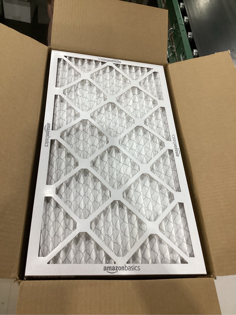 Condition photo showing Good Condition for amazon basics 14x25x1 air filter 6 pack, merv 11 ac furnace filters (actual size: 13.75" x 24.75" x 0.75") 14x25x1 merv 11
