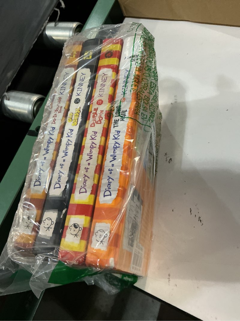 Condition photo showing Good Condition for diary of a wimpy kid box of books 9–11 plus the wimpy kid do-it-yourself book: hardcover gift set