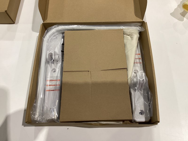 Condition photo showing New/Like New for GORILLA GRIP Cat Window Perch, Foldable Cat Window Hammock Bed with 6 Large Suction Cups, Cordless Indoor Wall Shelves, Strong Metal Frame Holds 40lbs, Reversible Washable Sherpa Cover, Large Beige Large (40 lbs) Beige