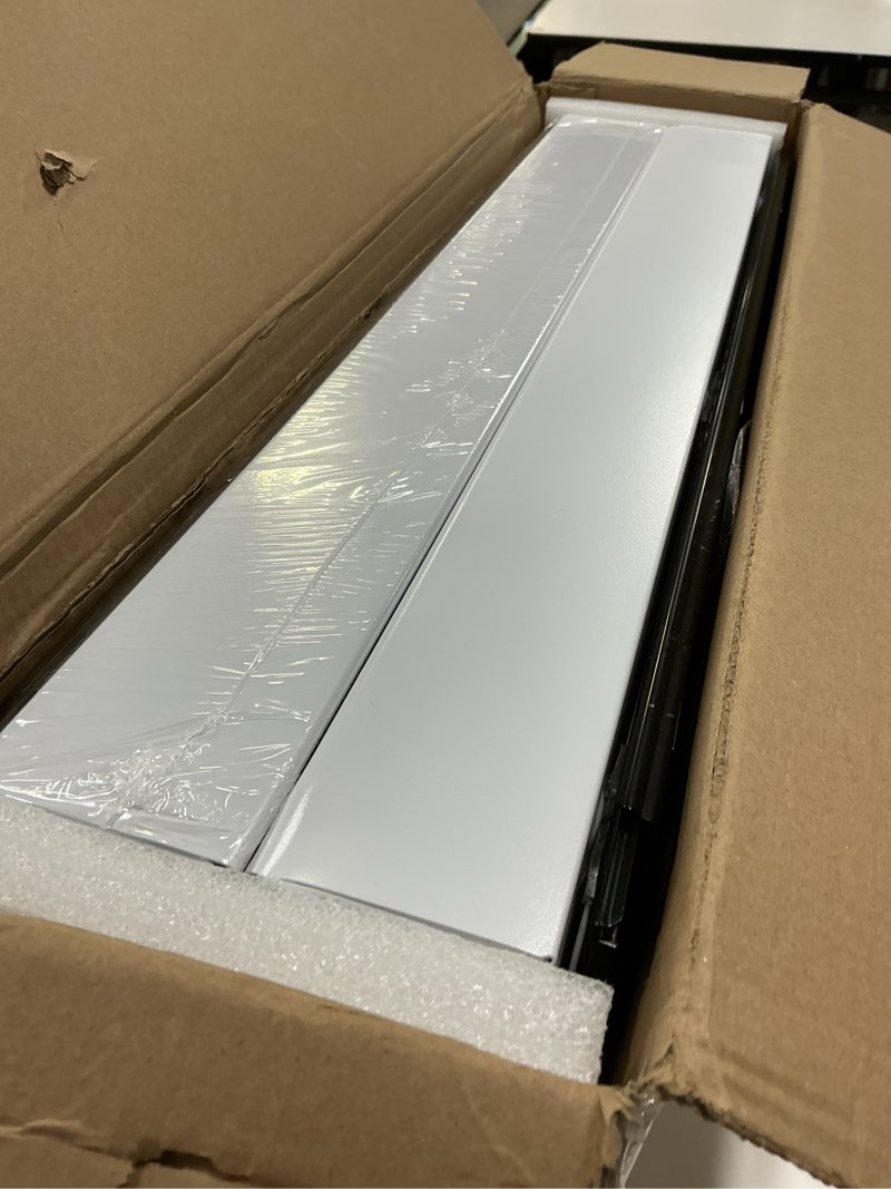 Condition photo showing Good Condition for 2 Pack Expandable (15.1"-26.3") Pull Out Cabinet Organizer 21" Deep With Raising Pad for Framed Cabinets,Upgrade 3 Slide Rails Slide Out Drawers,No Drill Roll Out Shelves Adhesive,White White 21"D x 15.1"-26.3"W(2Pack)