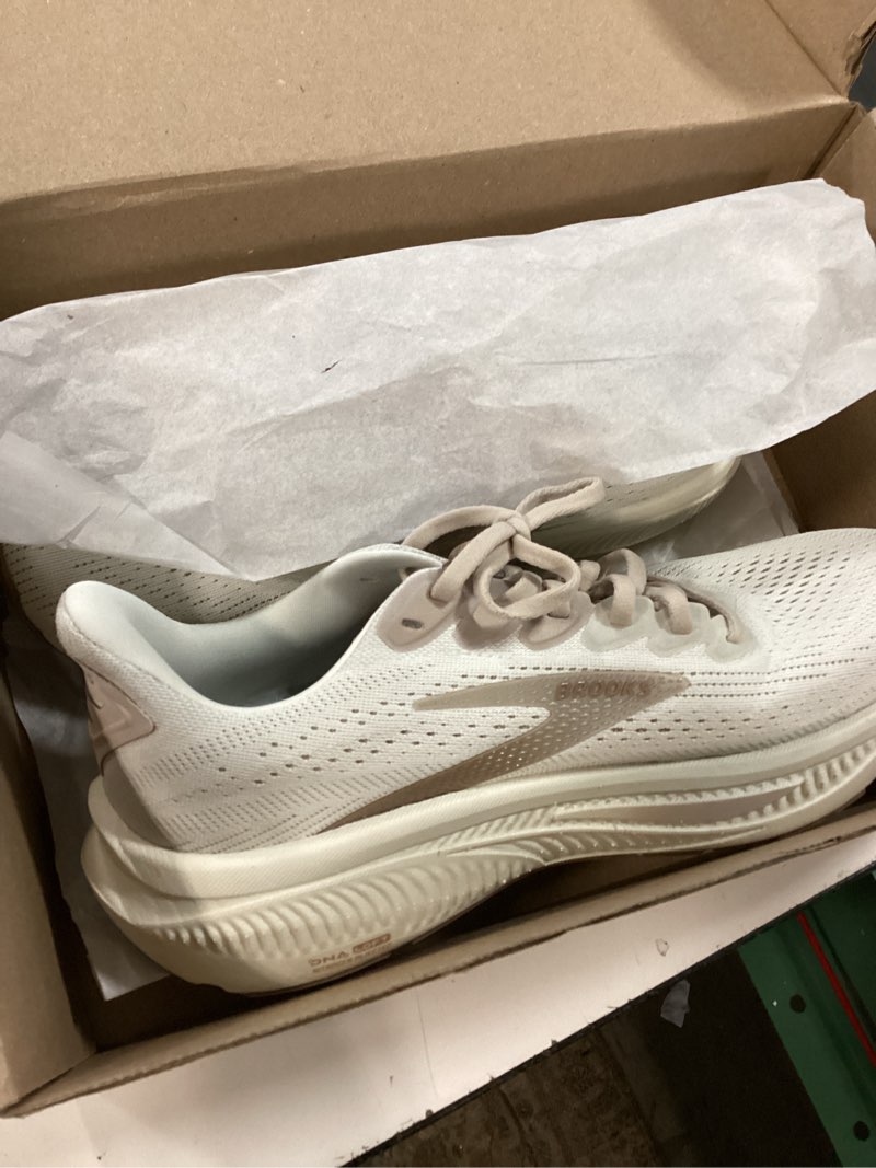 Condition photo showing Good Condition for brooks women’s ghost 17 neutral running shoe 9 grey/chateau grey/portabella