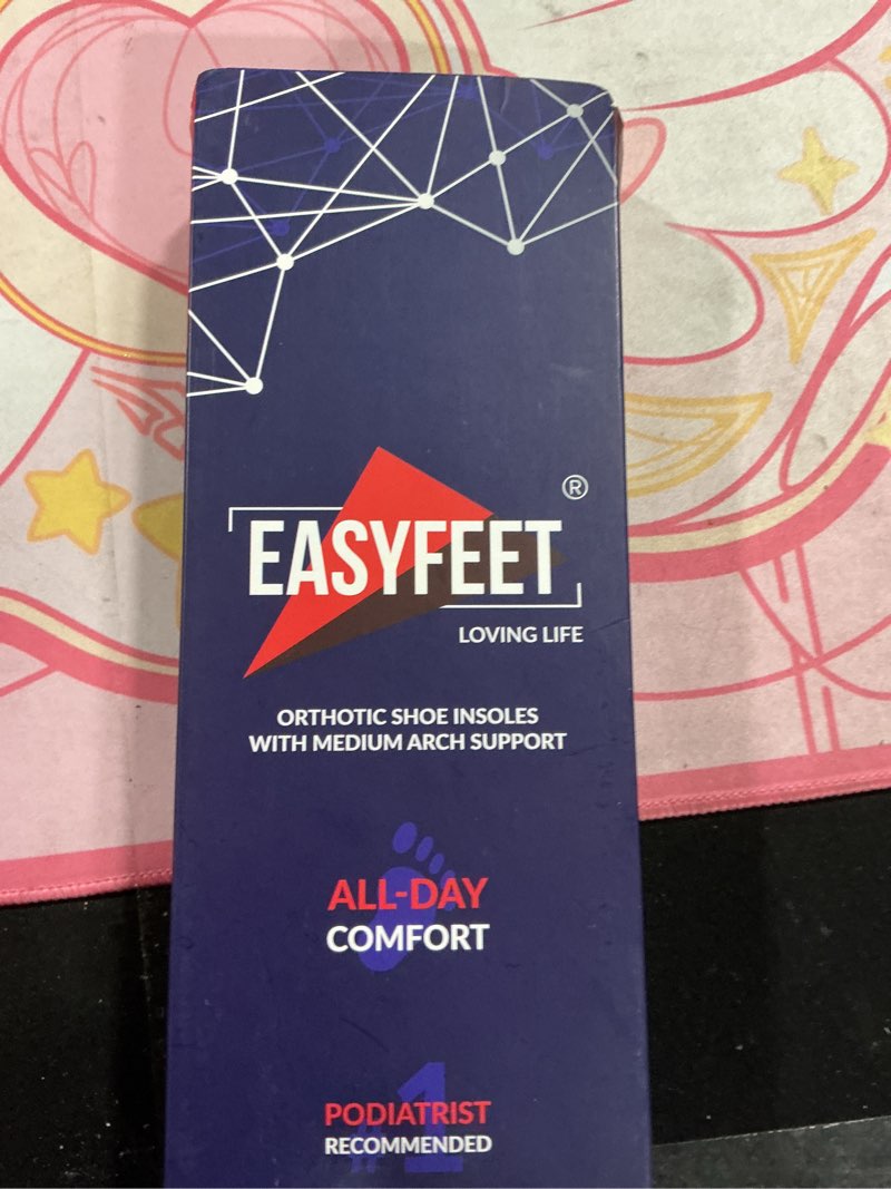 Condition photo showing As Is for [New 2025] Orthotic Work Insoles - Work Boot Inserts for Standing All Day - Anti Fatigue Medium Arch Support Shoe Insoles Men Women Insert for Plantar Fasciitis - Flat Feet Leg Feet Pain Relief 1. Work S (Men 7-8.5/Women 8-9.5)