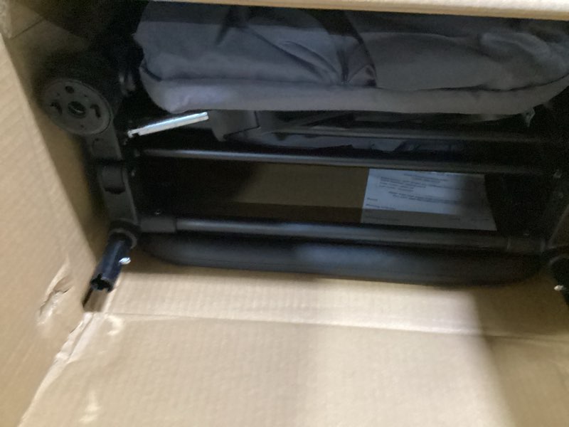 Condition photo showing Good Condition for jeep sport all-terrain stroller wagon by delta children - includes canopy  parent organizer  adjustable handlebar  snack tray & cup holders  grey/bonfire