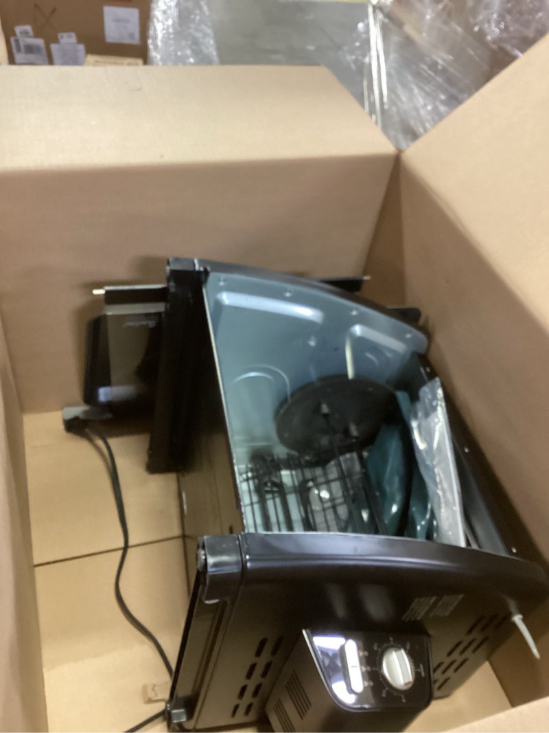 Condition photo showing As Is for Ronco Modern Rotisserie Oven, Large Capacity (12lbs) Countertop Oven, Multi-Purpose Basket for Versatile Cooking, Easy-to-Use Controls