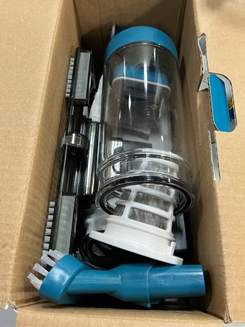Condition photo showing As Is for project source 11-in handheld pool vacuum