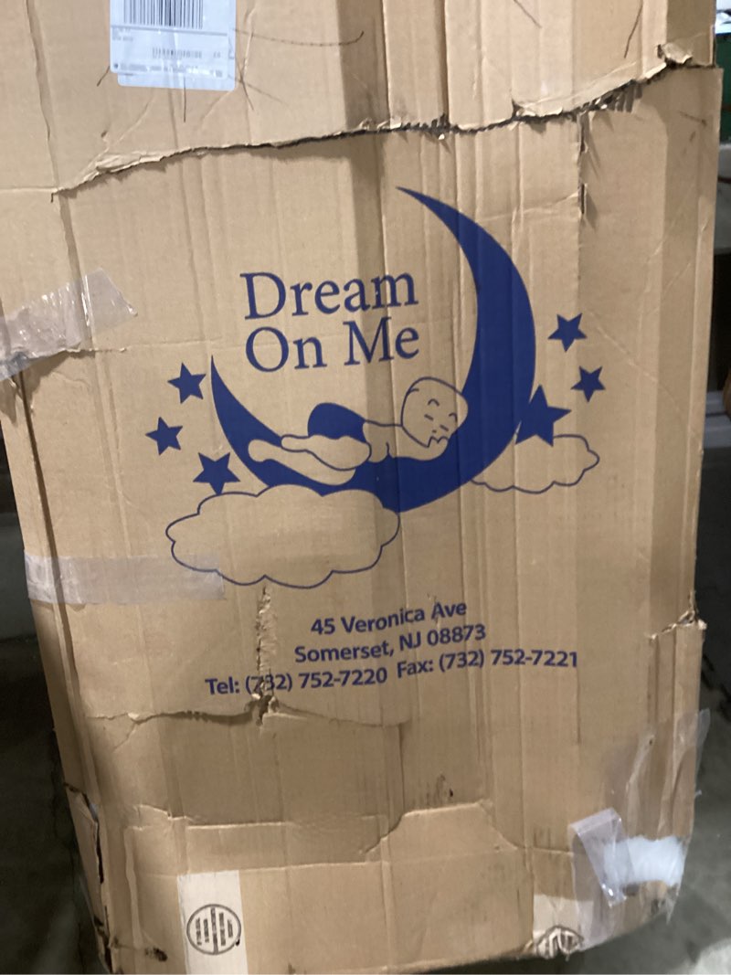 Condition photo showing New/Like New for Dream On Me Twilight 5” 88 Coil Inner Spring Crib & Toddler Mattress – Brown Cloud, Greenguard Gold 