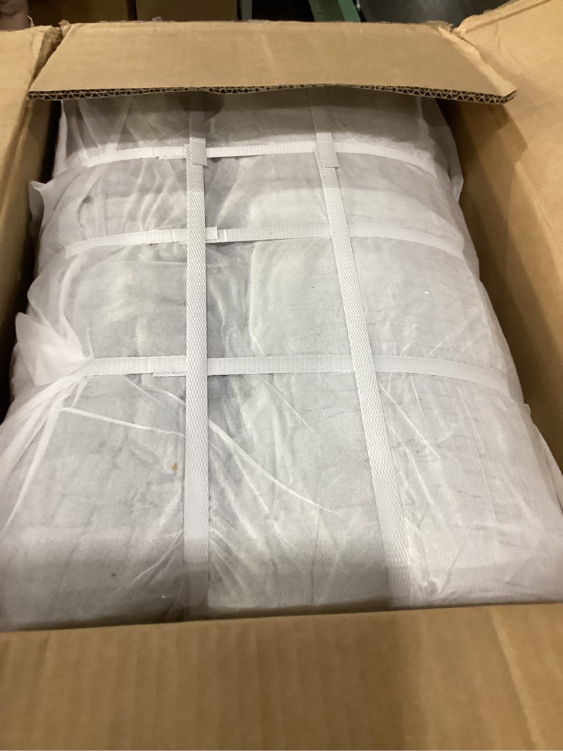 Condition photo showing New/Like New for 6-inch tri-folding mattress queen size - foldable futon sofa bed with removable washable cover, folding futon mattress | non-slip bottom & carry handles for guest, camping, dorm queen grey