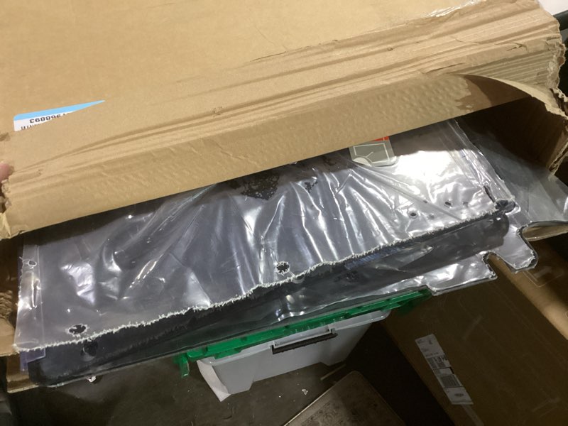 Condition photo showing As Is for ECOTRIC Tinted Windshield Compatible with 1994-2013 EZGO TXT/Medalist Gas or Electric Models Golf Cart Windshield Folding Down Impact Resistant Windshield