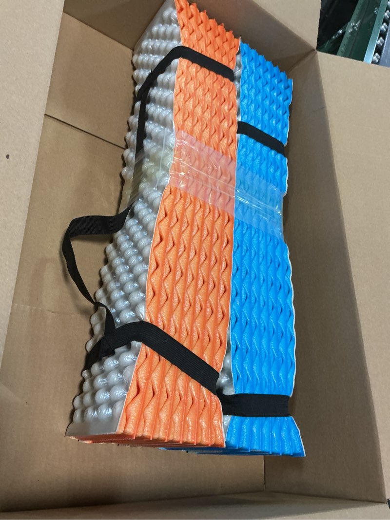 Condition photo showing Good Condition for foam camping pads(2 packs) for hiking?camping?sleeping, foldable closed cell foam camping mattress, waterproof & ultralight