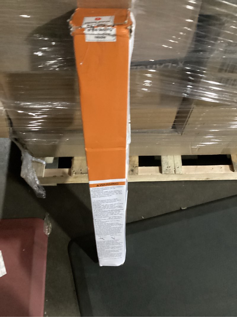 Condition photo showing Good Condition for retractable baby gate for doorways and stairs, mesh safety gate for pet, indoor & outdoor use, one-hand operation, easy installation, 33.6" tall, expands to 55" wide?black,33.6"x55")