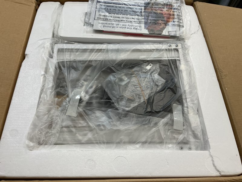 Condition photo showing Good Condition for frigidaire 10,000 btu window air conditioner with remote control, cools up to 450 sq. ft., quiet operation, eco mode, 3 fan speeds, auto restart, white