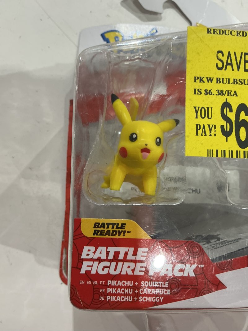 Condition photo showing Good Condition for pokemon battle ready! pikachu battle figure pack new in package 1.75" 2022