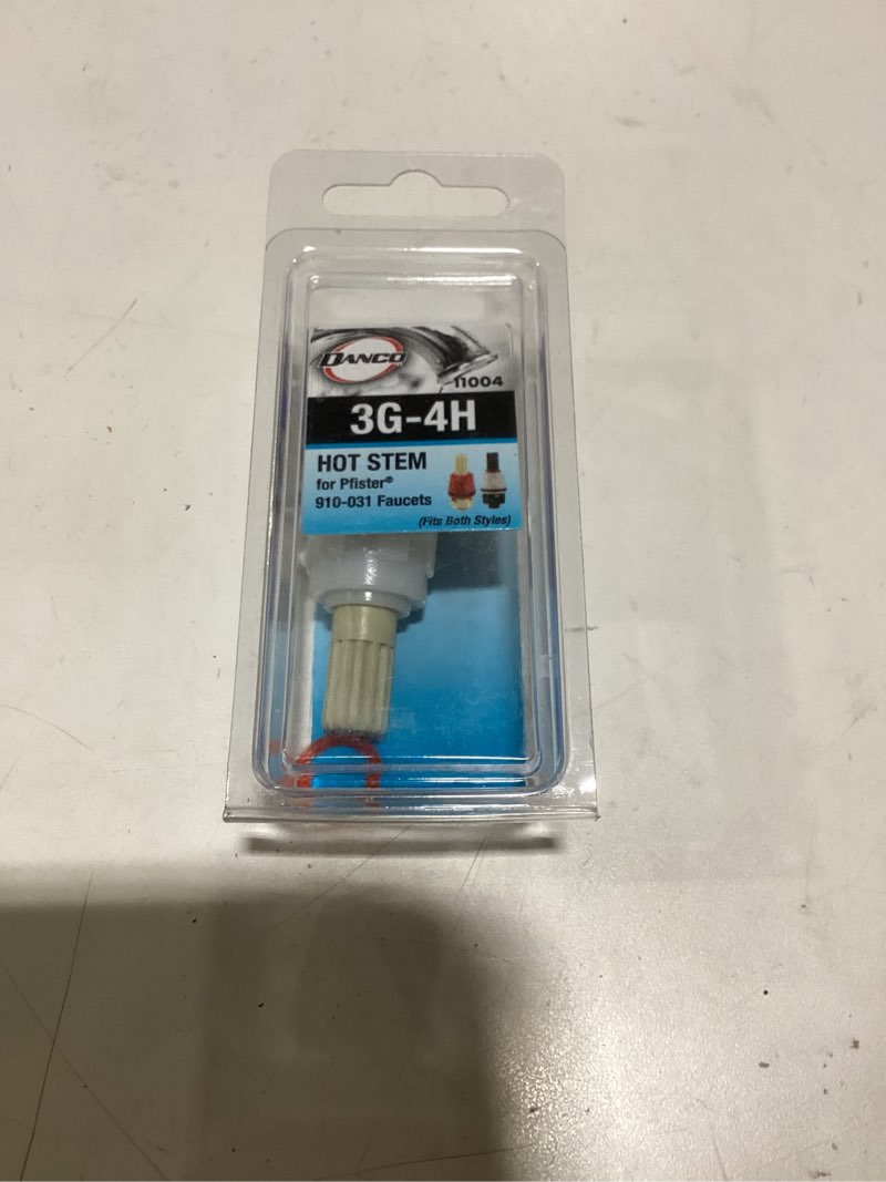 Danco 3G-4H hot water faucet stem designed for Pfister 910-031 faucets