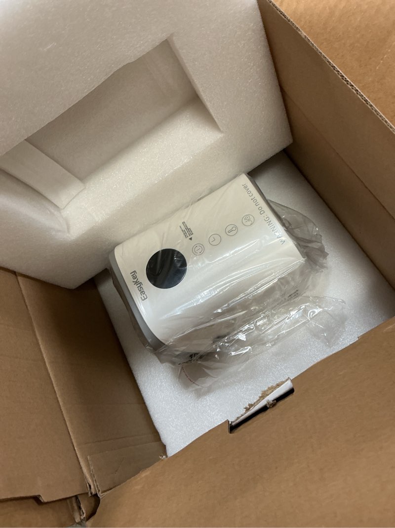 Condition photo showing Good Condition for EasyKey 24" Indoor Space Heater 1500W Ceramic PTC Large Room Heating with Air Purifying Filter Tower Heater 80° Wide Angle Oscillation, Timer Overheating and Fall Protection, White