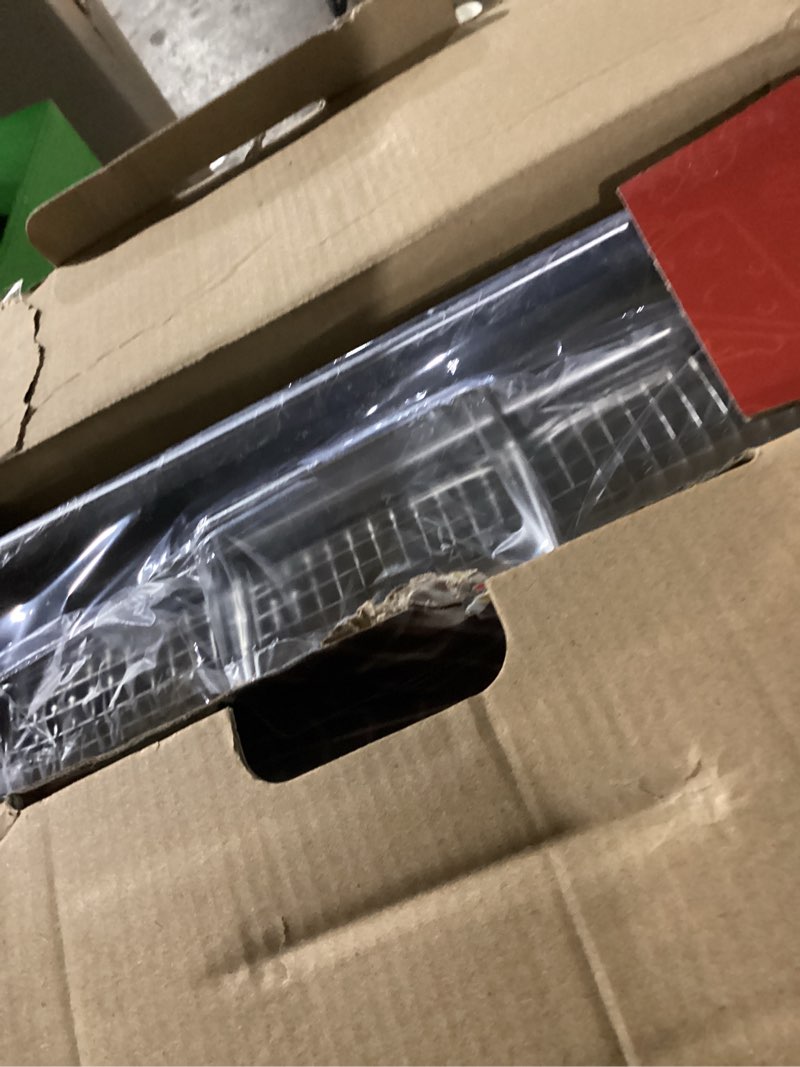 Condition photo showing New/Like New for 3 Set Air Fryer Basket, Air Fryer Pans and Tray for Oven with 90 PCS Parchment Papers, DEGOVIN Non-stick Stainless Steel Oven Air Fryer Basket and Tray-18.8" x 12.8" &15.7" x 11.6" & 12.8" x 8.9" SILVER- XL+L+M