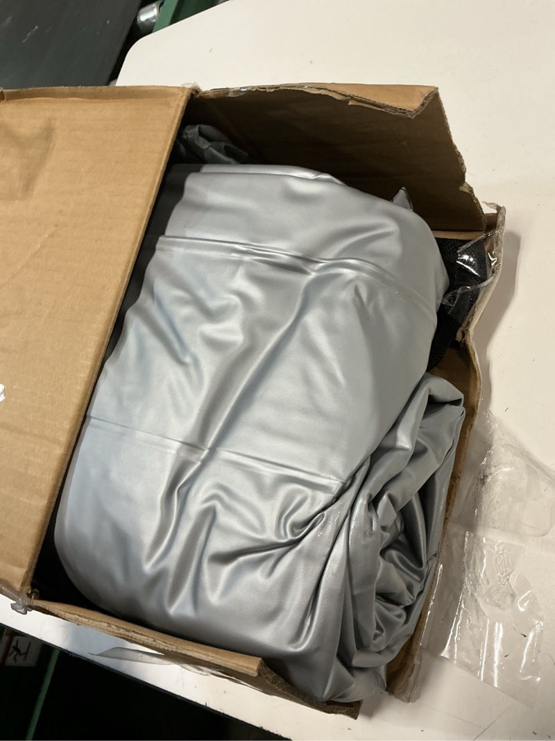 Condition photo showing As Is for air mattress queen with built in pump,blow up mattress in 3 mins,18'' raised self inflatable mattress,portable airbed for home,floor&travel,queen size air matress for adults,660lb max,silver silver 18" queen