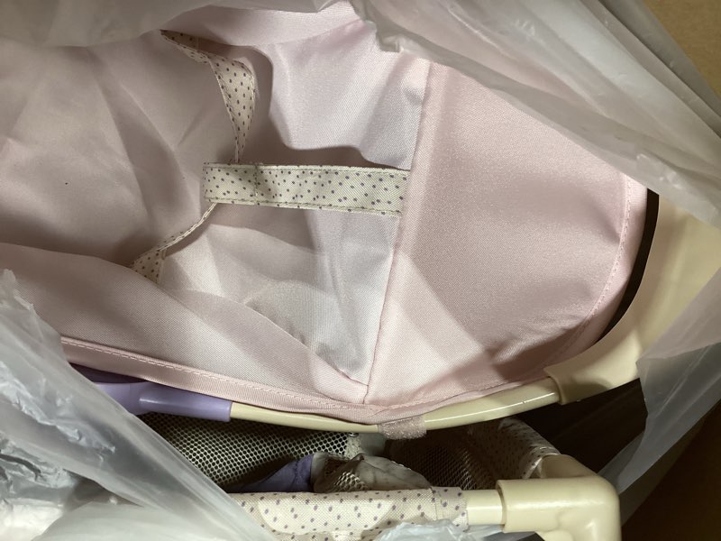 Condition photo showing New/Like New for LullaBaby – 14-Inch Realistic Baby Doll & Accessory Bundle – Fair Skin Tone & Blue Eyes – Nursery Care Set – High Chair, Playpen & Jogger Stroller – Pretend Play Toys – Kids 2+ Years Lilac Nursery Set