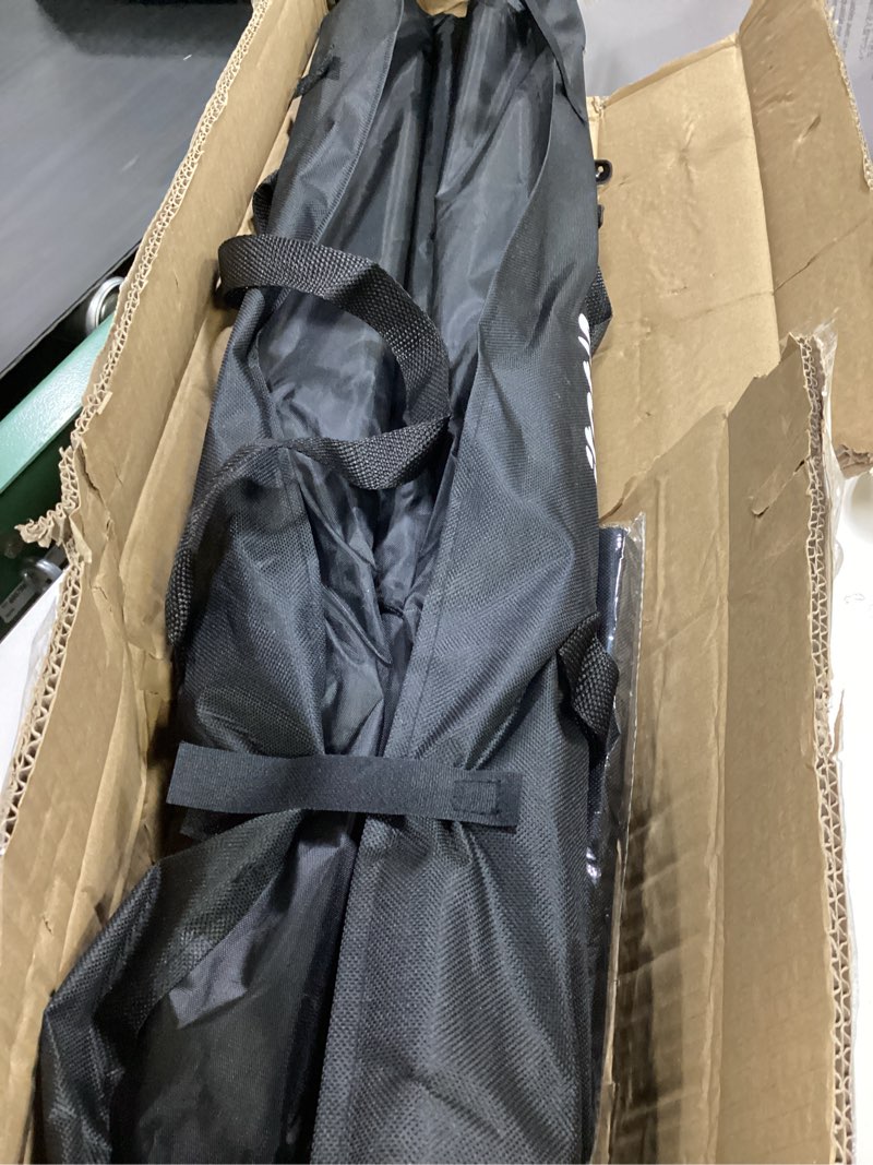 Condition photo showing Good Condition for photo backdrop stand 9ft x 10ft photograhy adjustable background stands support kit with carry bag for photo studio, photoshoot, parties, photographic equipments 9x10ft black