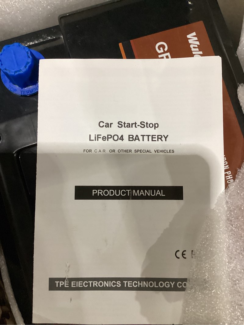 Condition photo showing Good Condition for car start-stop lifep04 battery