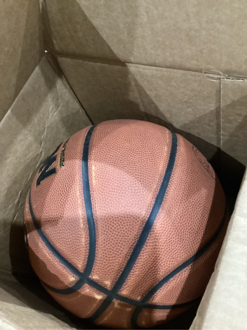 Condition photo showing As Is for Wilson NCAA Evo NXT Official Indoor Game Basketballs - Sizes 6 and 7 Gold/Orange Size 7 - 29.5"