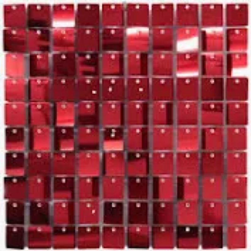 Qcity Wine  Shimmer Wall Backdrop 36PCS, Black Back Not See-Through Design, Square Sequin Glitter Backdrop Panel, Perfect for Outdoor Events, Birthdays, Wedding and Party Decoration