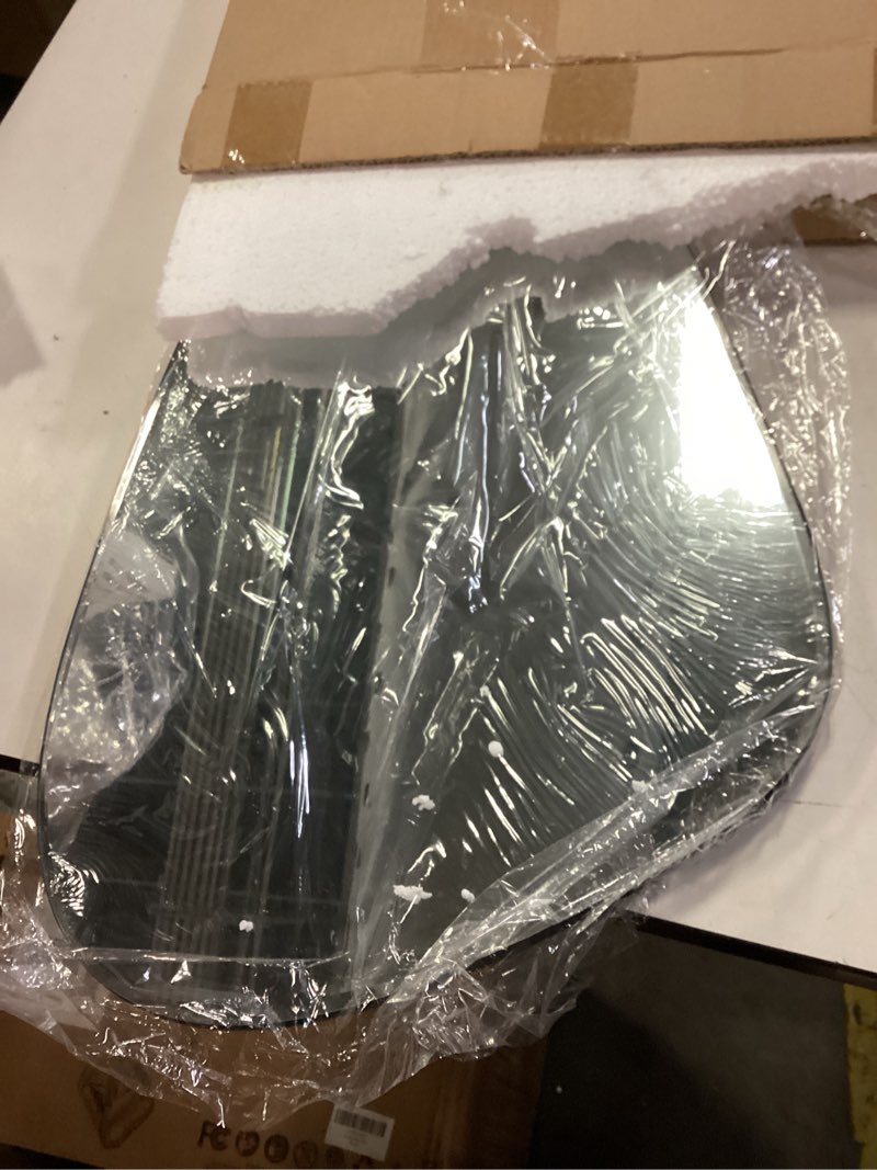 Condition photo showing New/Like New for Funerom 20 x 16 inch Black Wall Mirror Oval Bathroom Mirror Bedroom Mirror Black 20\"L x 16\"W similar 